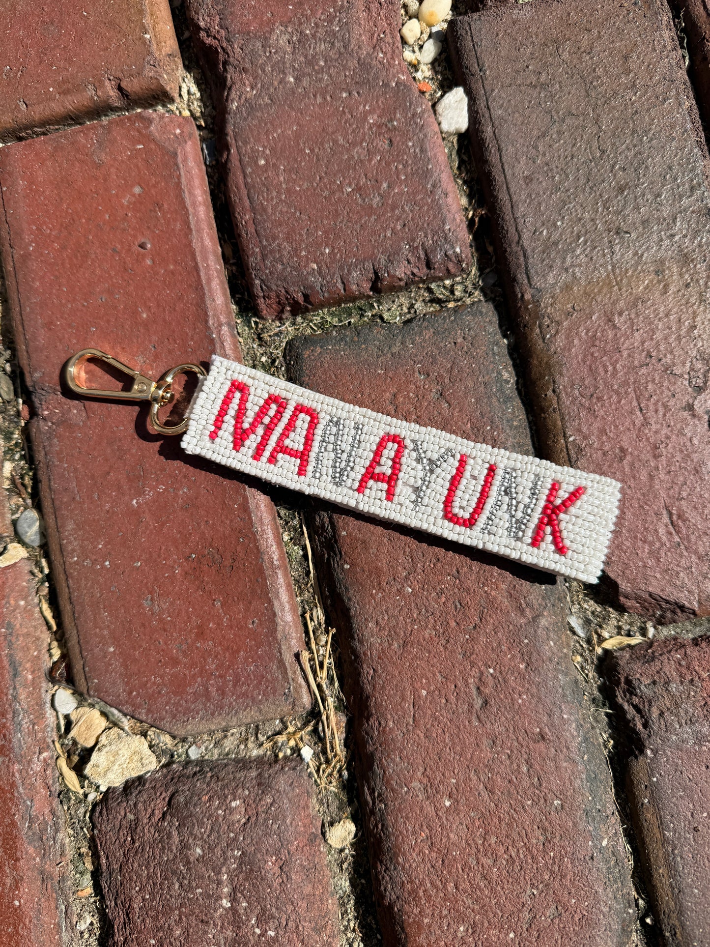 Beaded Philly Neighborhood Keychains
