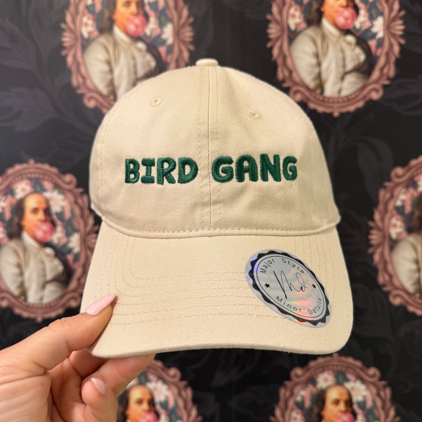 Bird Gang Bubble Letter Hat