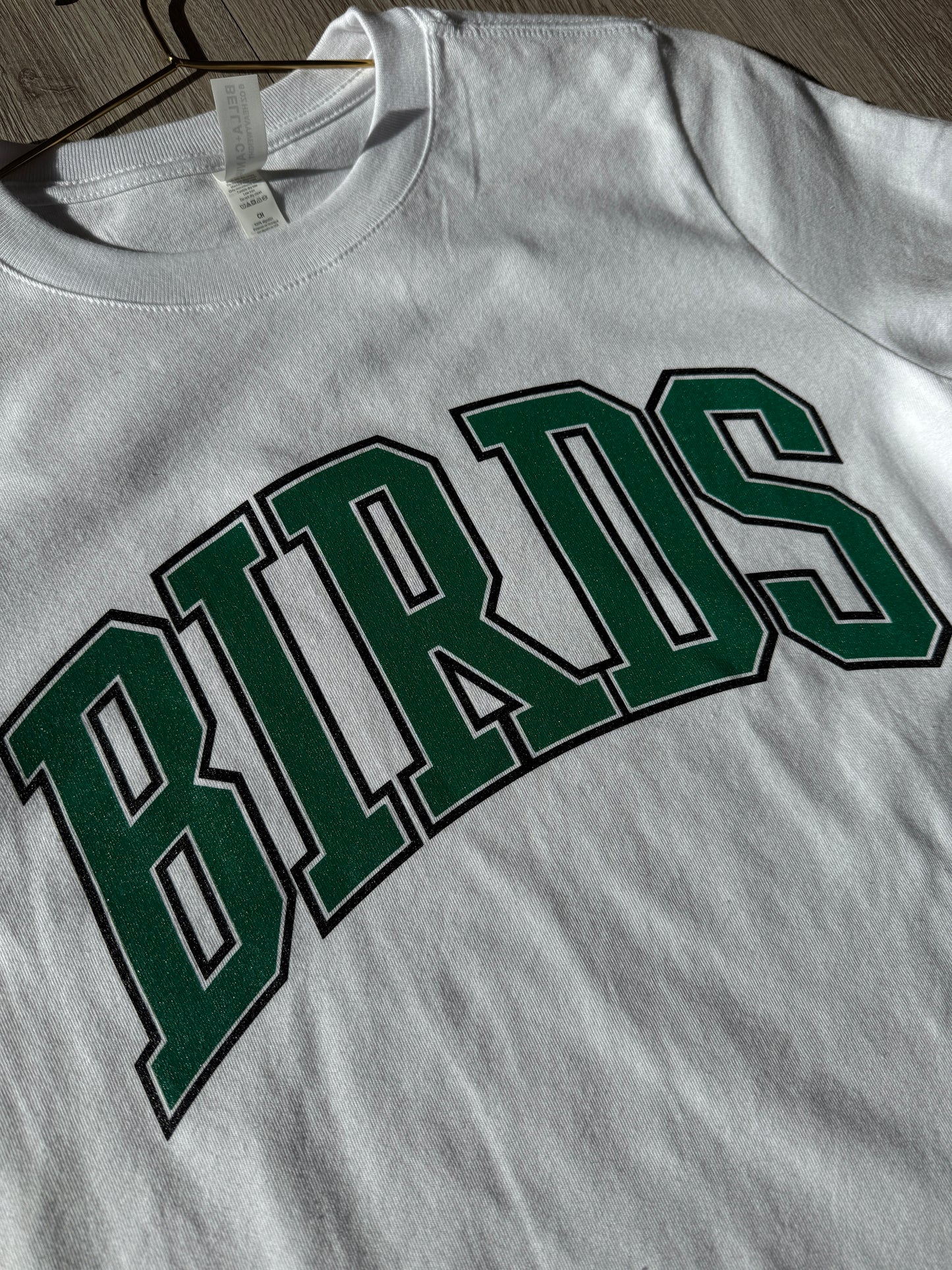 Birds Outline Crop Top