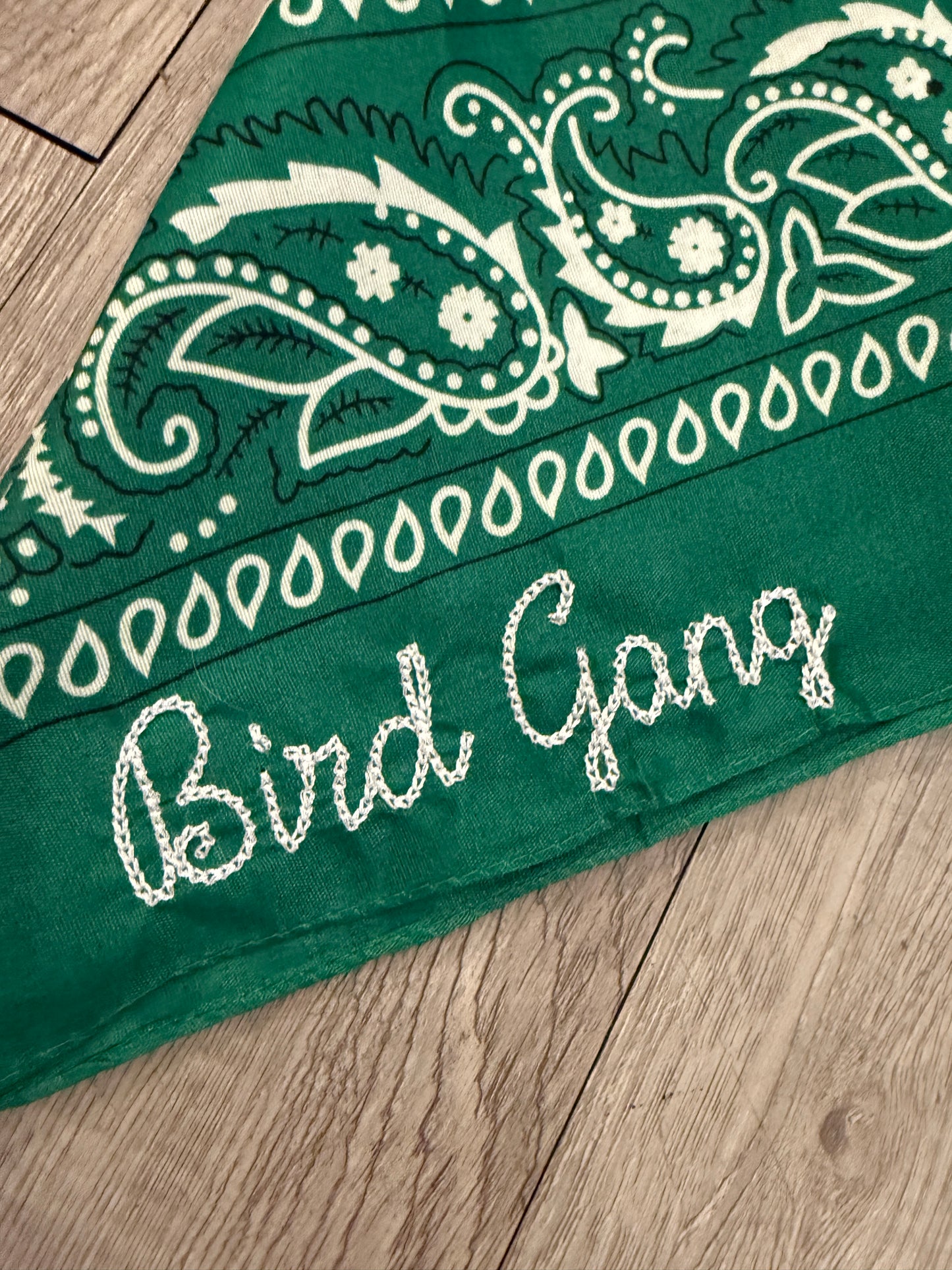Bird Gang Chainstitch Bandana