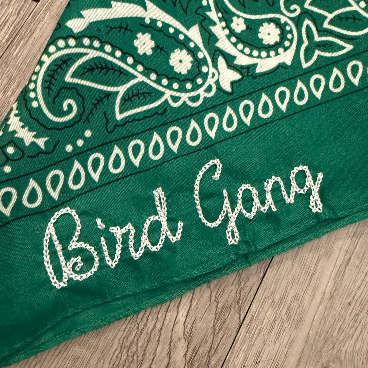 Bird Gang Chainstitch Bandana