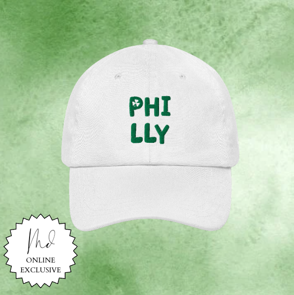 Embroidered Philly Shamrock Dad Hat