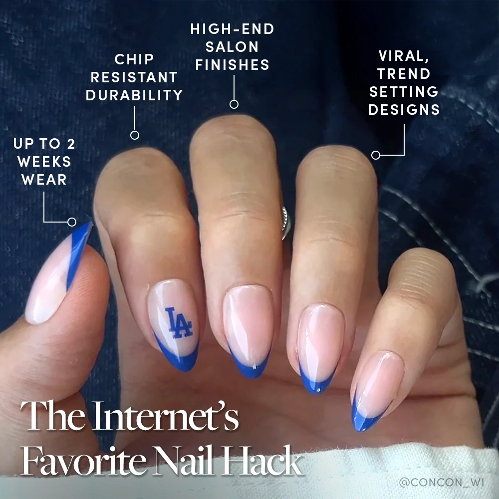 Phillies Press On Nails