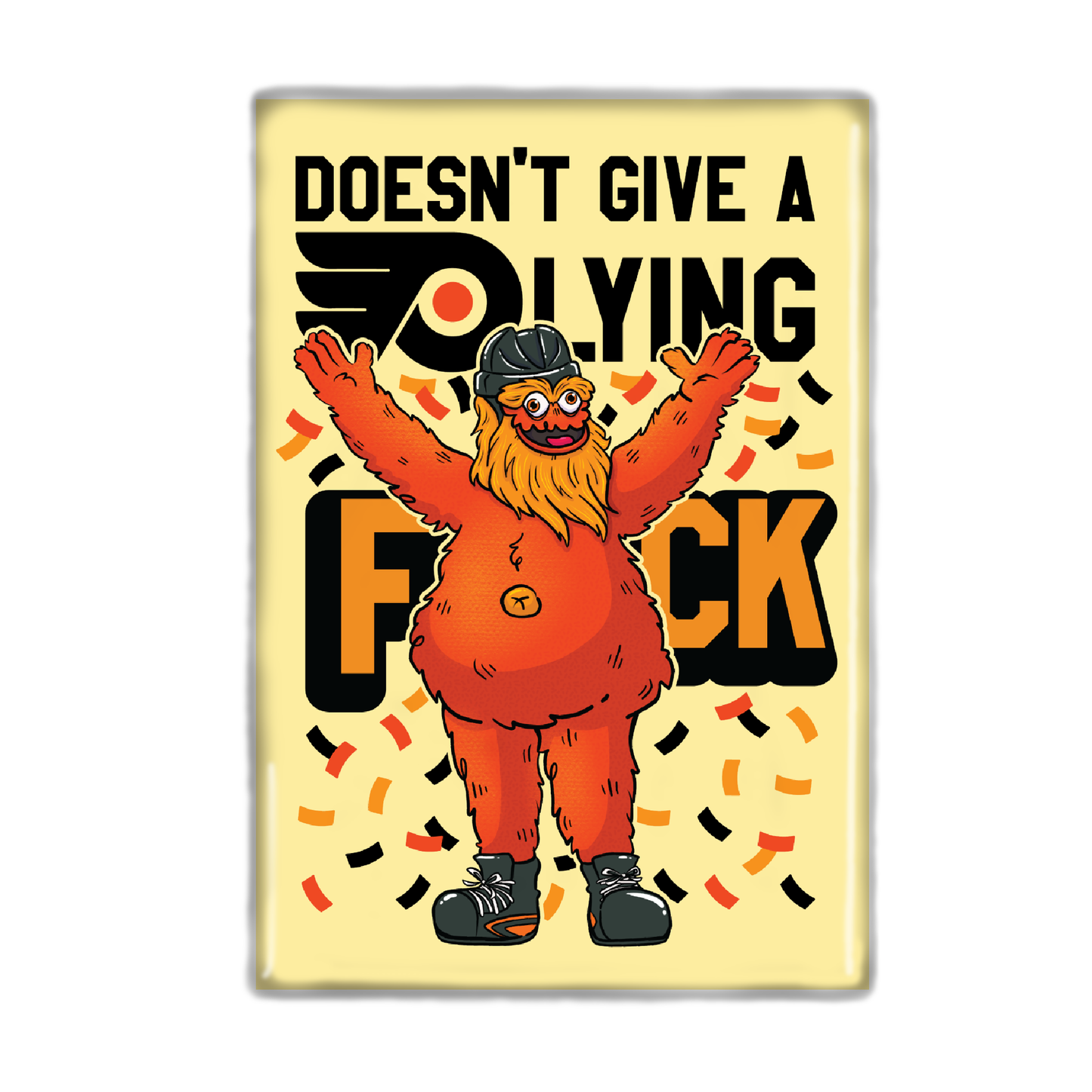 Doesn't Give a Flying F*ck Gritty Magnet