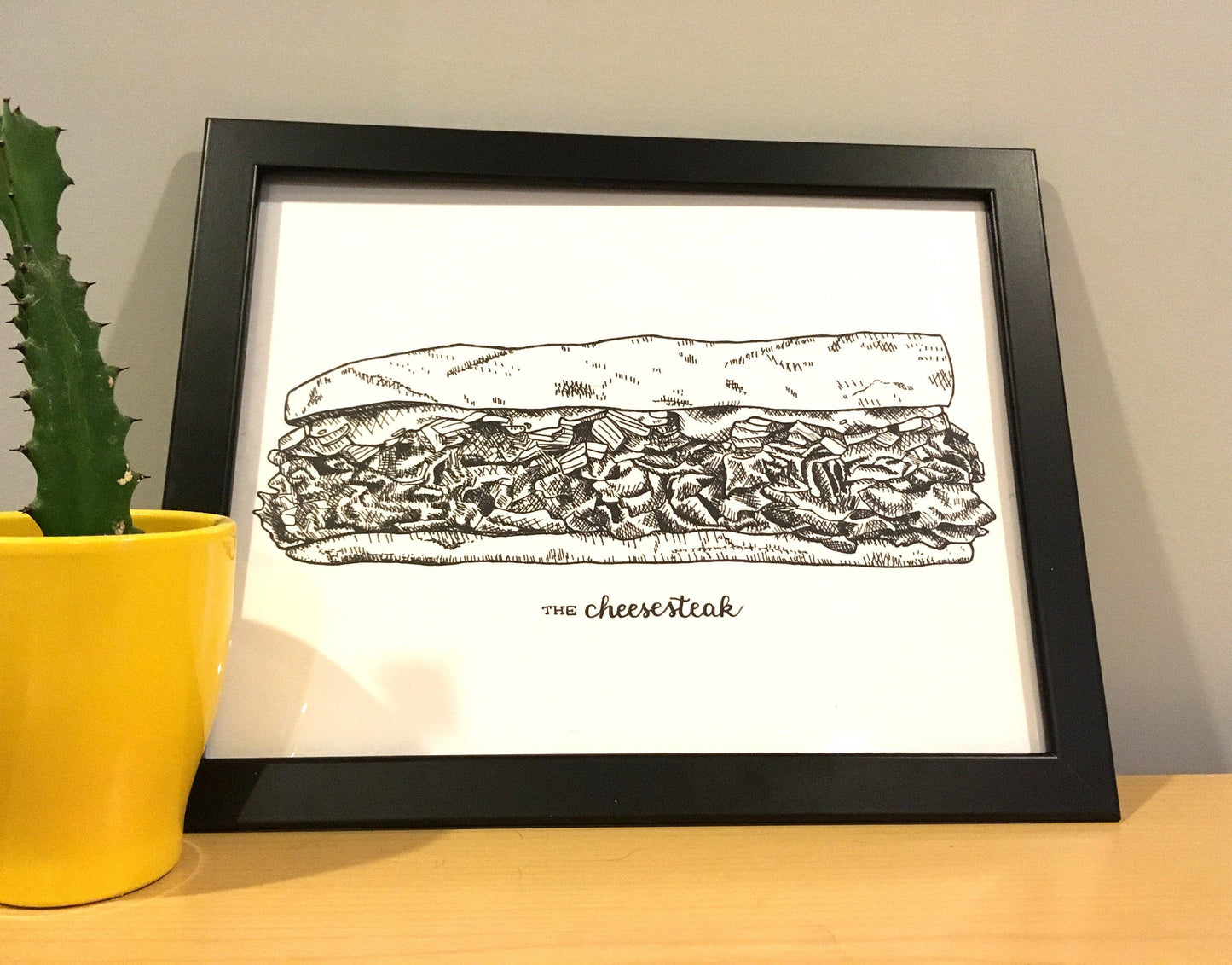 Philly Cheesesteak Art Print