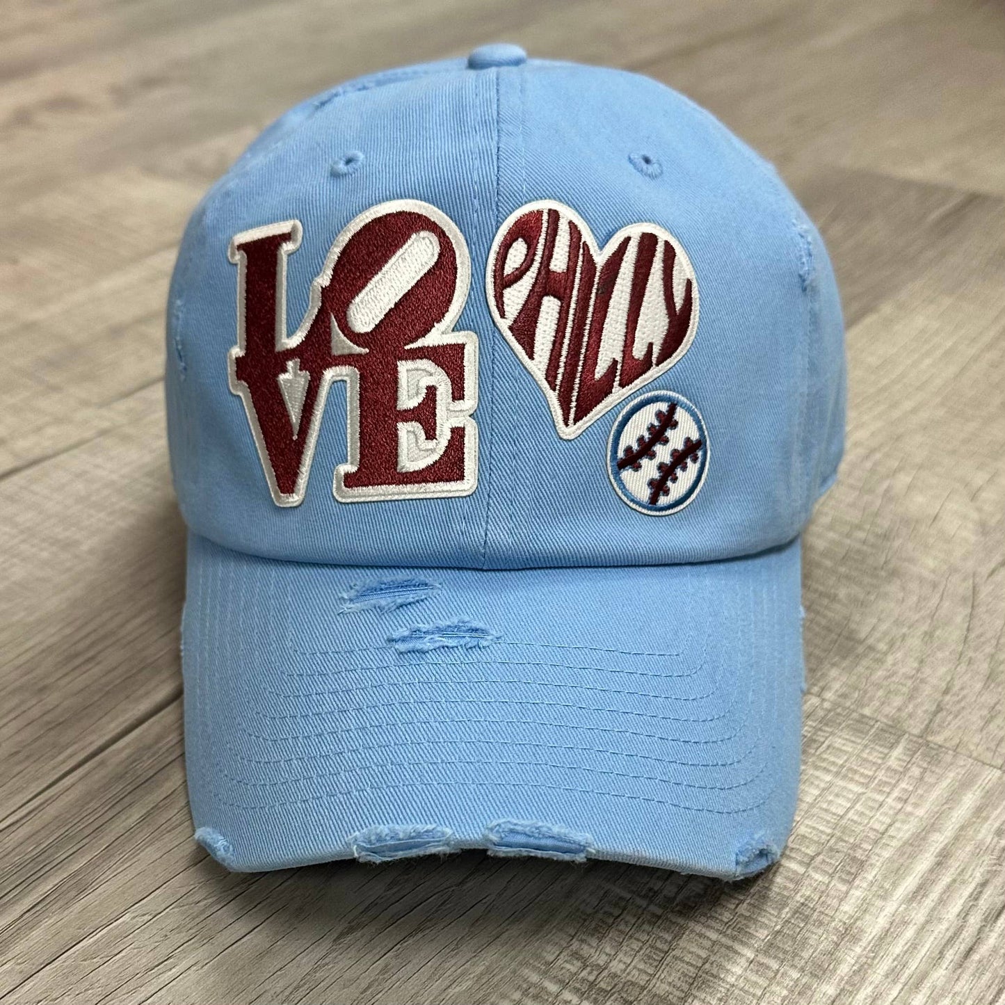 Love Philly Baseball Hat - Blue