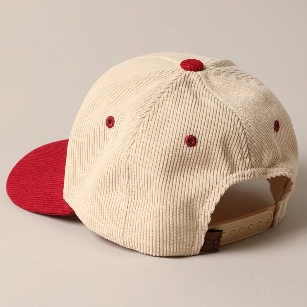 Game Day Corduroy Trucker Baseball Cap