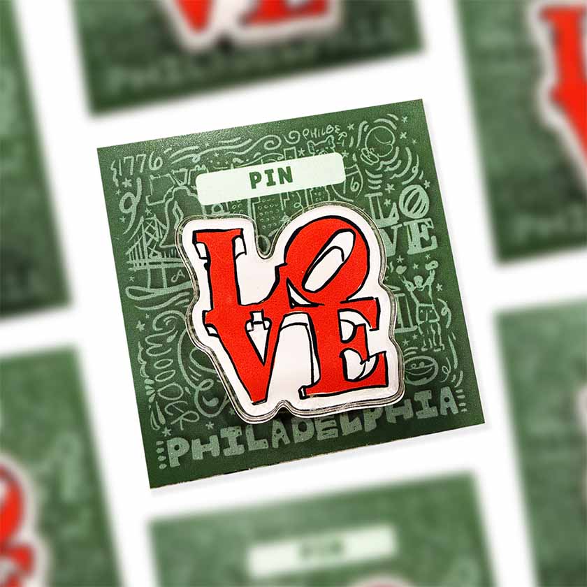 LOVE Acrylic Pin