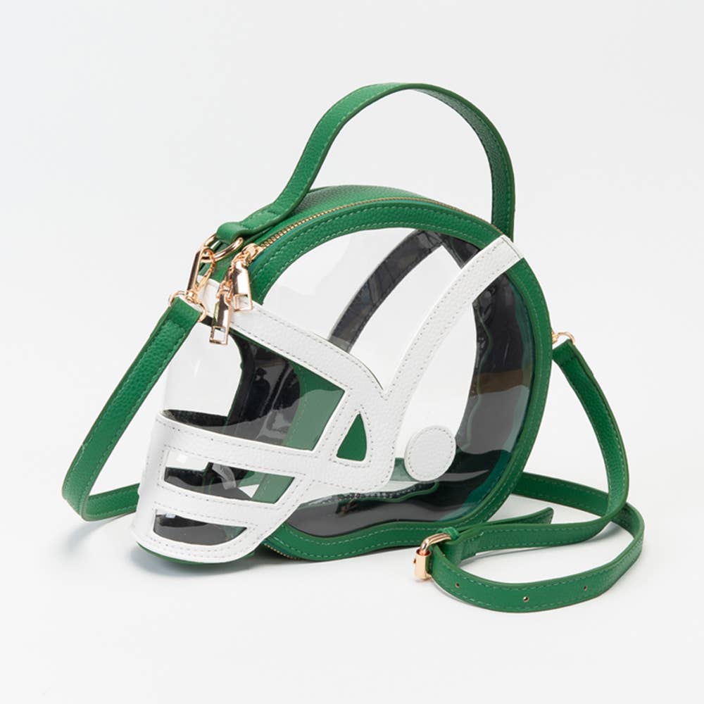 Transparent Football Helmet Shaped Crossbody