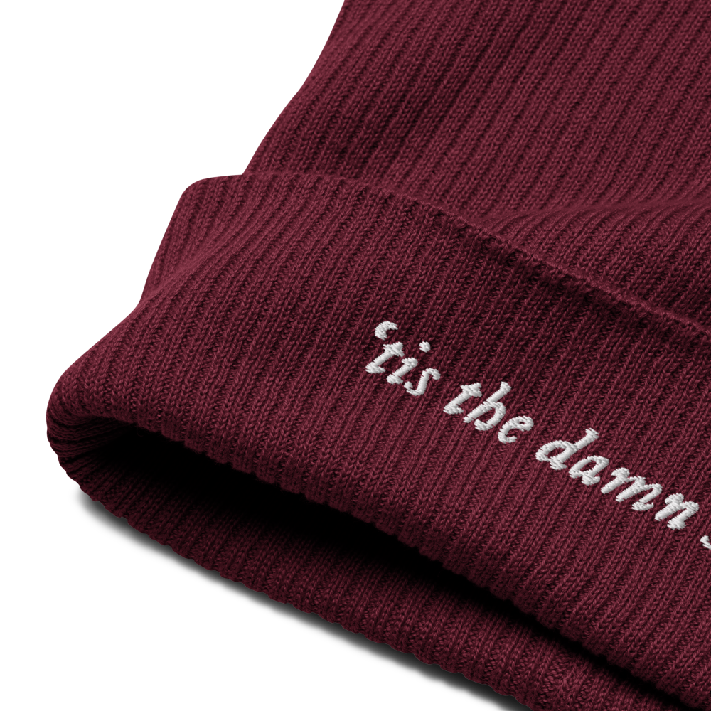 'tis the damn season beanie