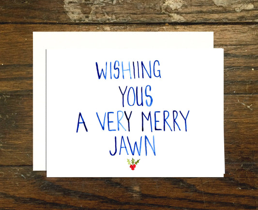 Philly Jawn Holiday Greeting Card