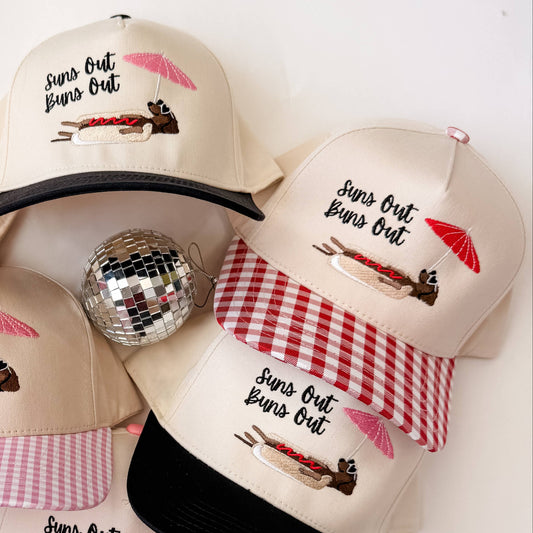 Suns Out Buns Out Dachshund Hat