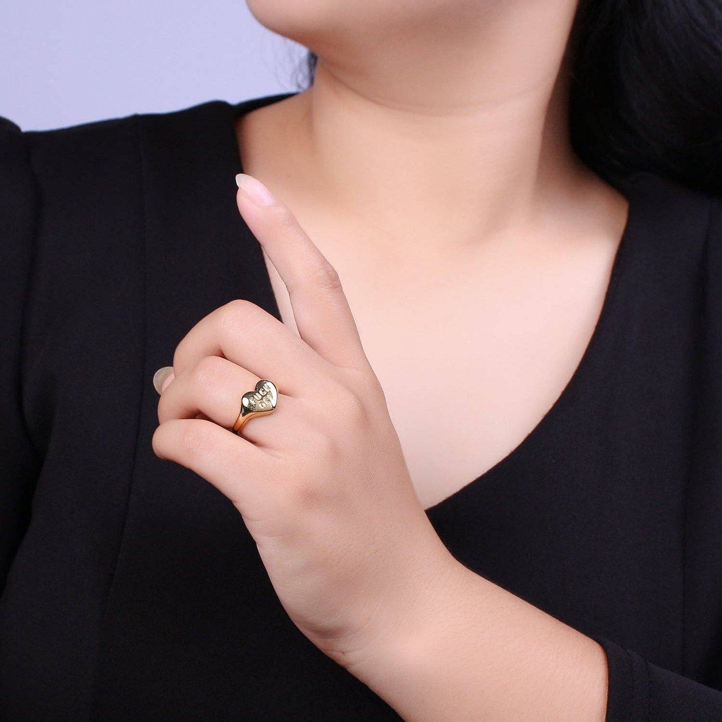 Fuck Off Heart Ring