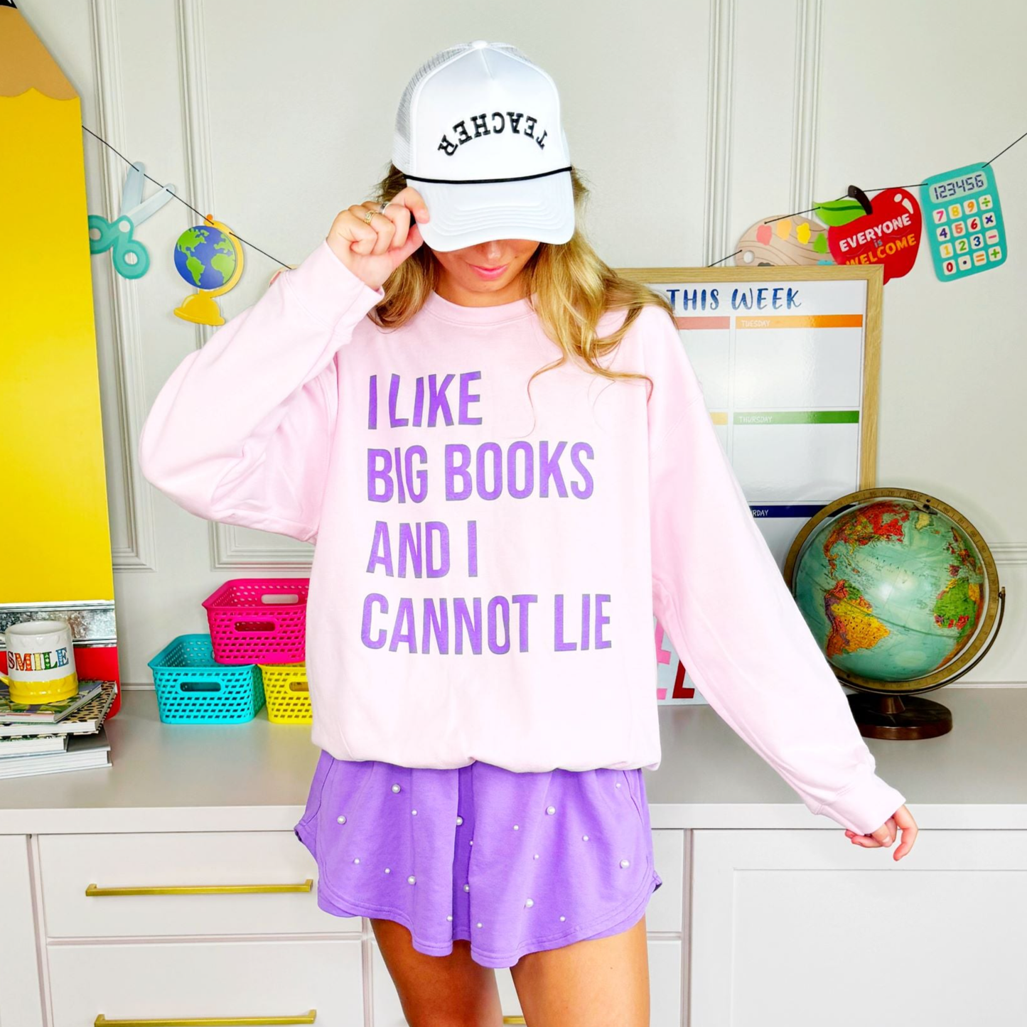 I Like Big Books and I Cannot Lie Sweatshirt