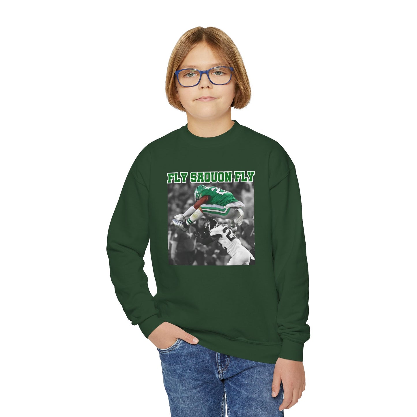 Youth Fly Saquon Crewneck - Multiple Colors!