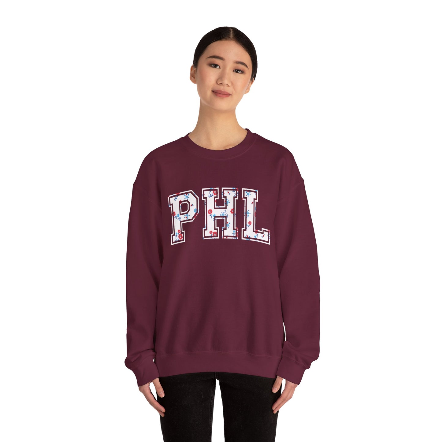 PHL Floral Festive Crewnecks