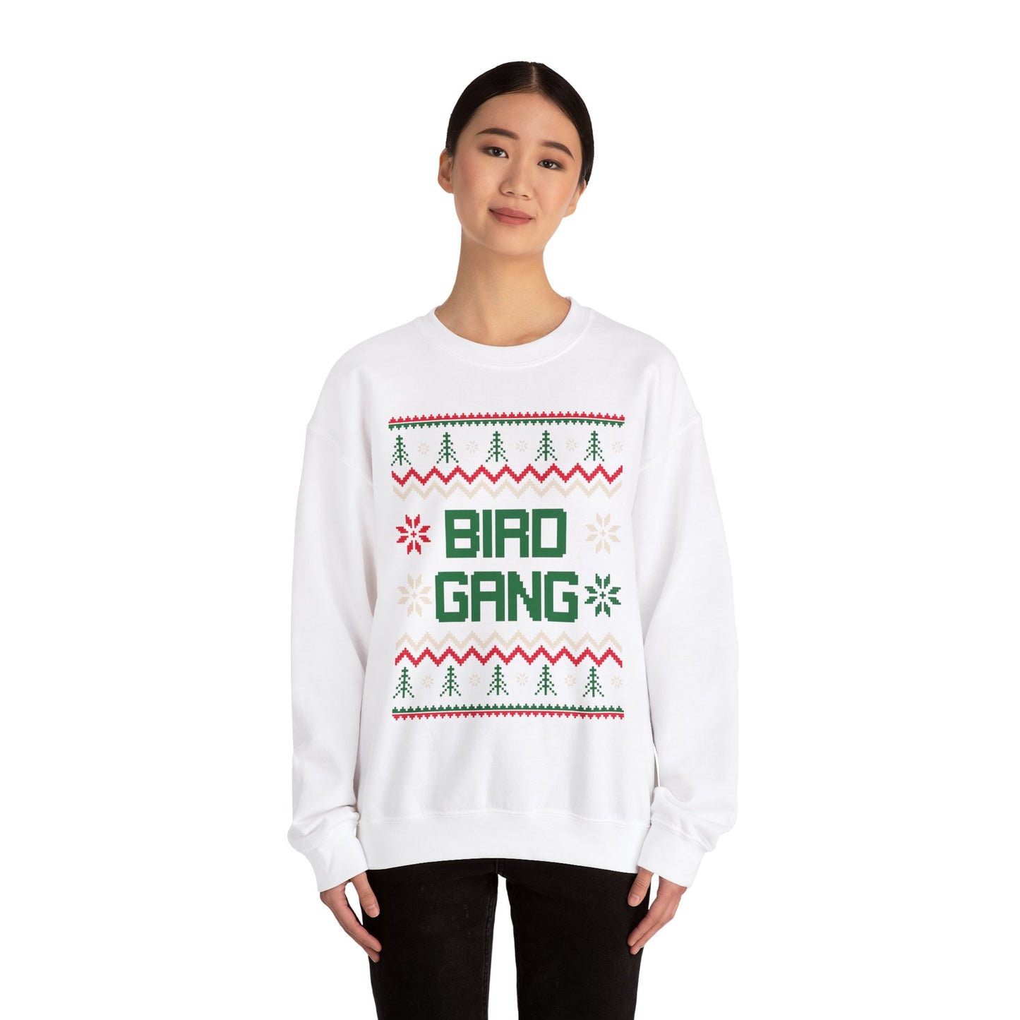 Bird Gang Ugly Sweater Crewneck