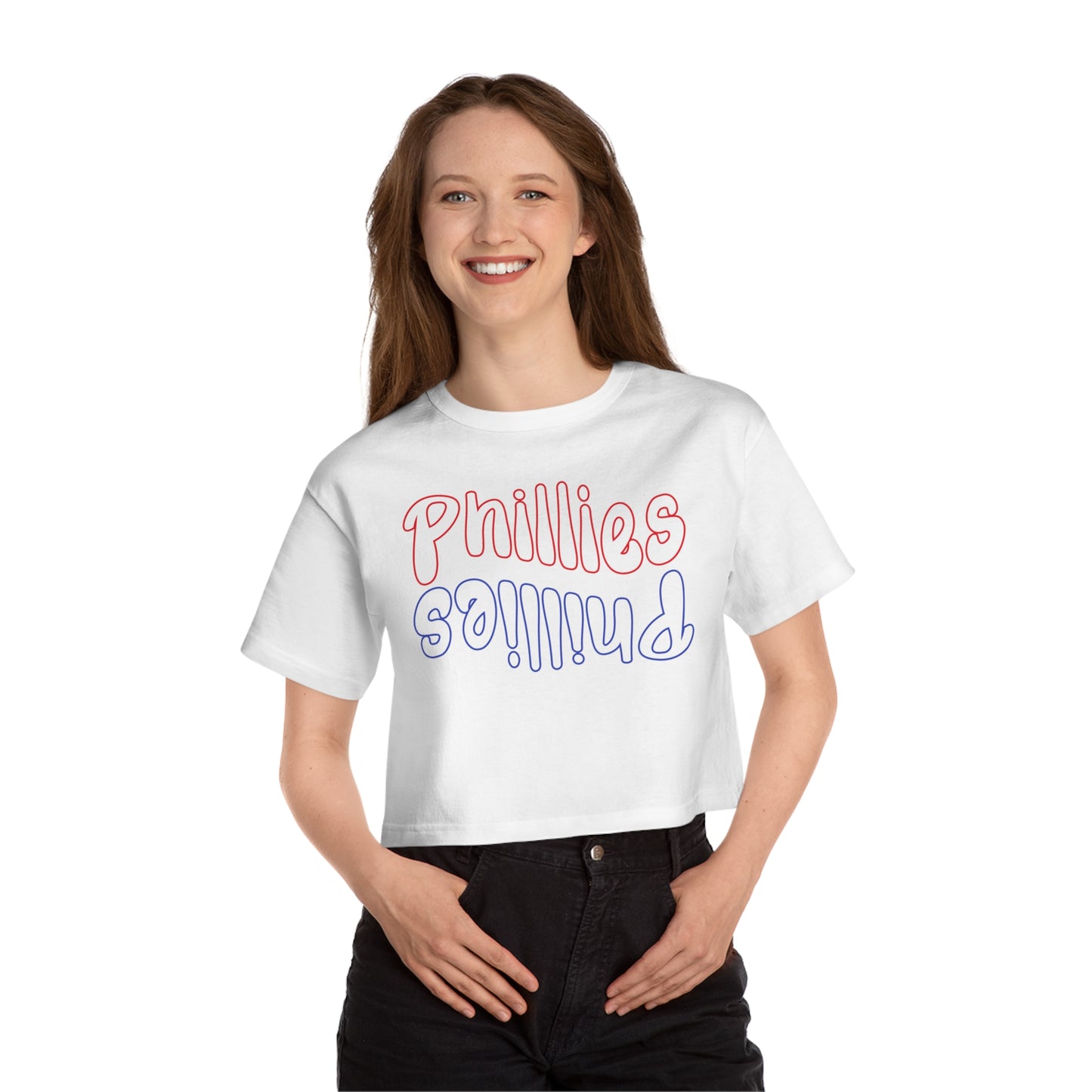 Phillies Wave Crop Top