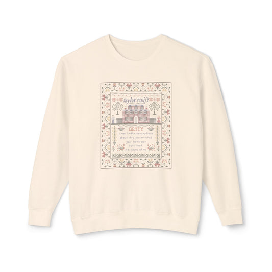 Cross Stitch Crewneck Comfort Colors