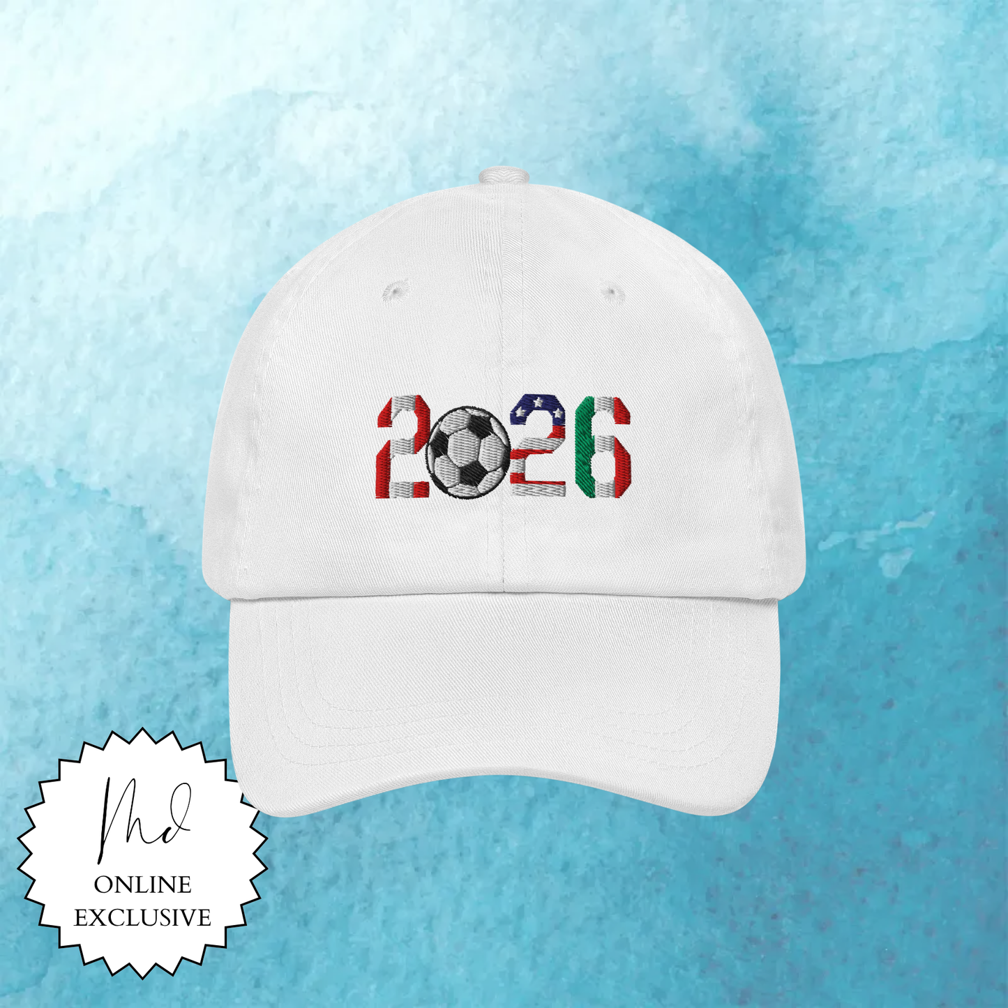 2026 Soccer Host Countries Embroidered Dad Hat