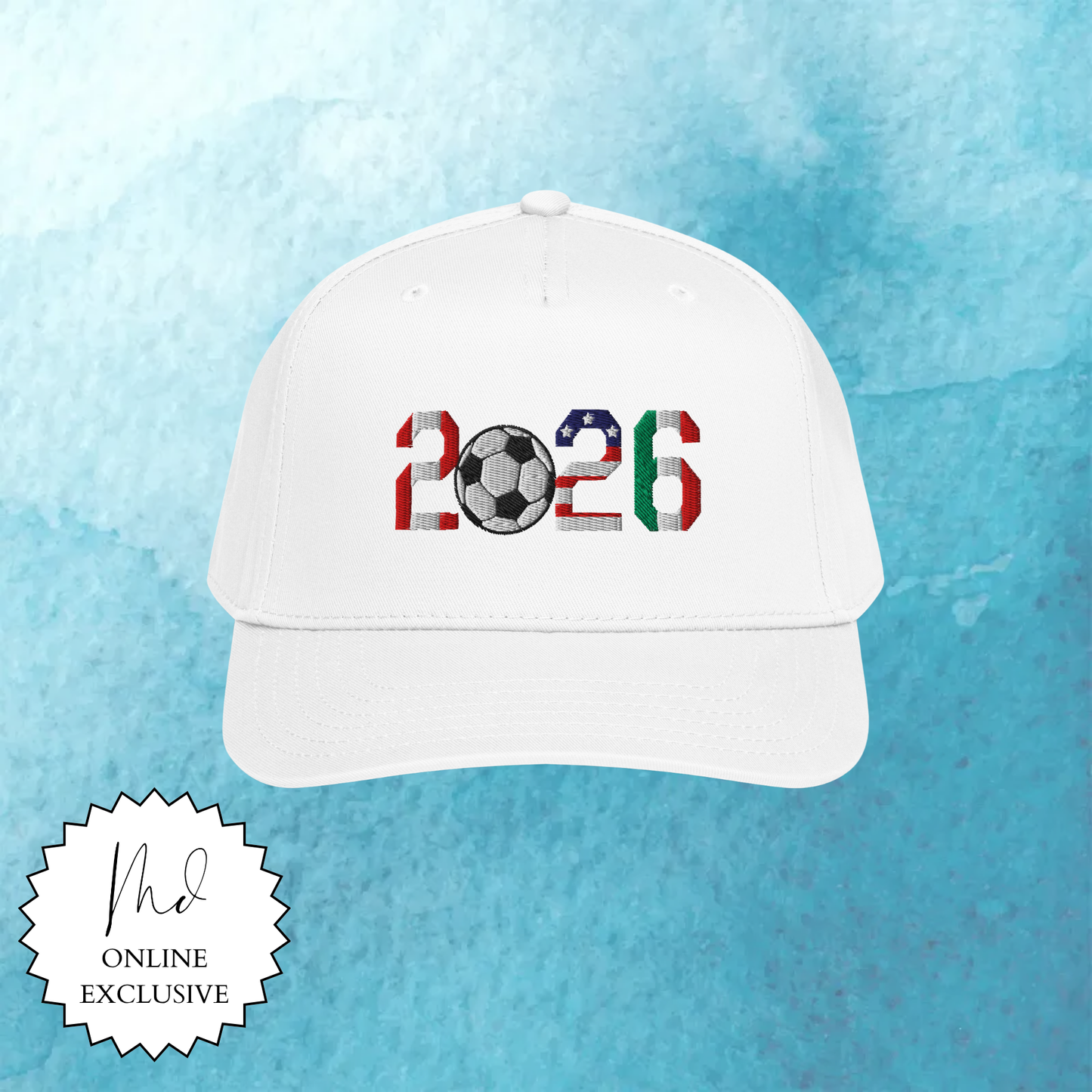 2026 Soccer Host Countries Embroidered Snapback Hat