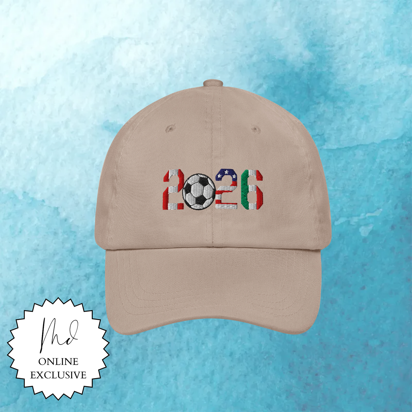 2026 Soccer Host Countries Embroidered Dad Hat