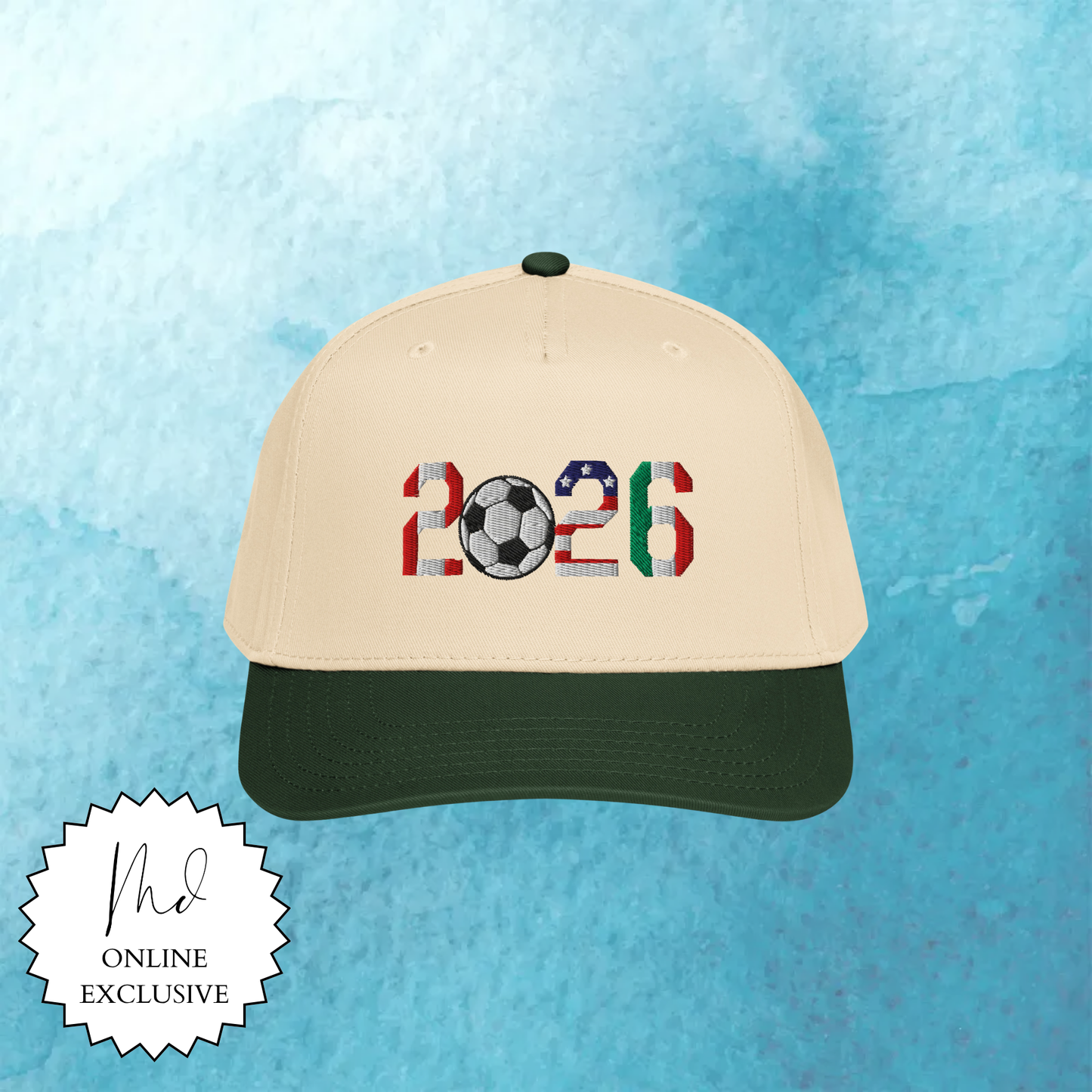 2026 Soccer Host Countries Embroidered Snapback Hat