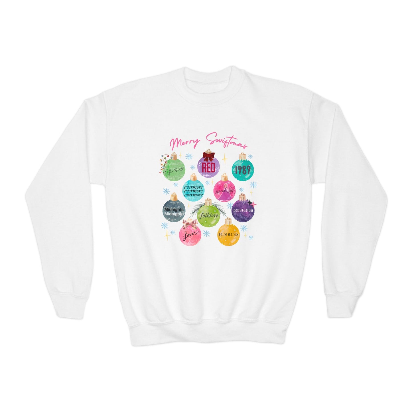 Youth Swiftmas Ornament Crewneck