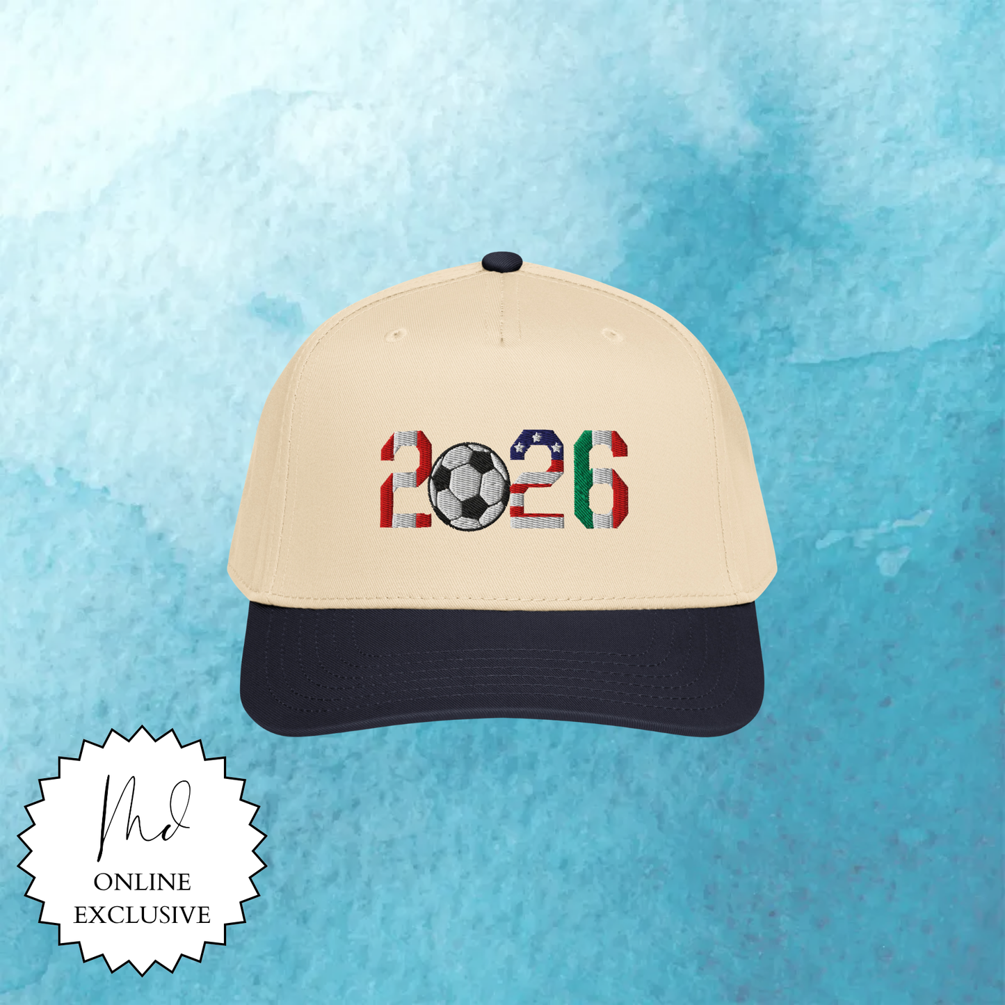 2026 Soccer Host Countries Embroidered Snapback Hat