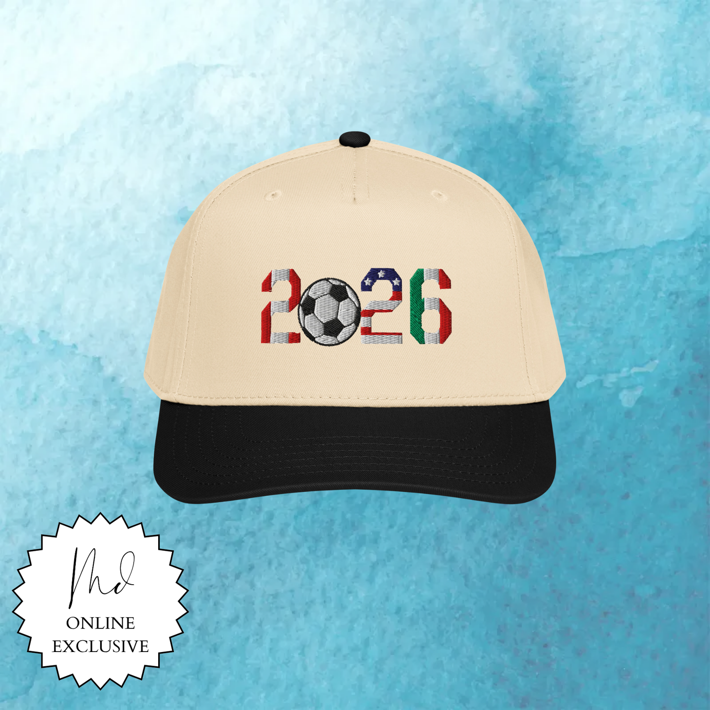 2026 Soccer Host Countries Embroidered Snapback Hat