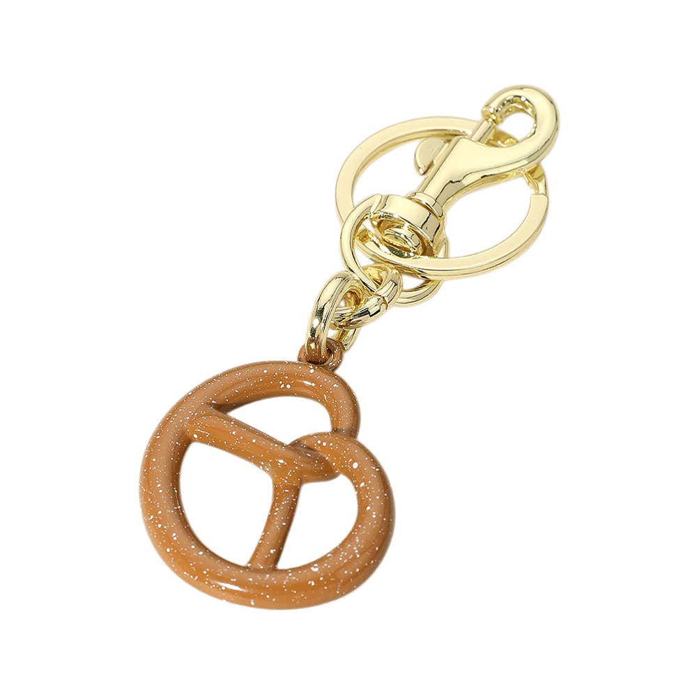 Pretzel Keychain & Bag Charm