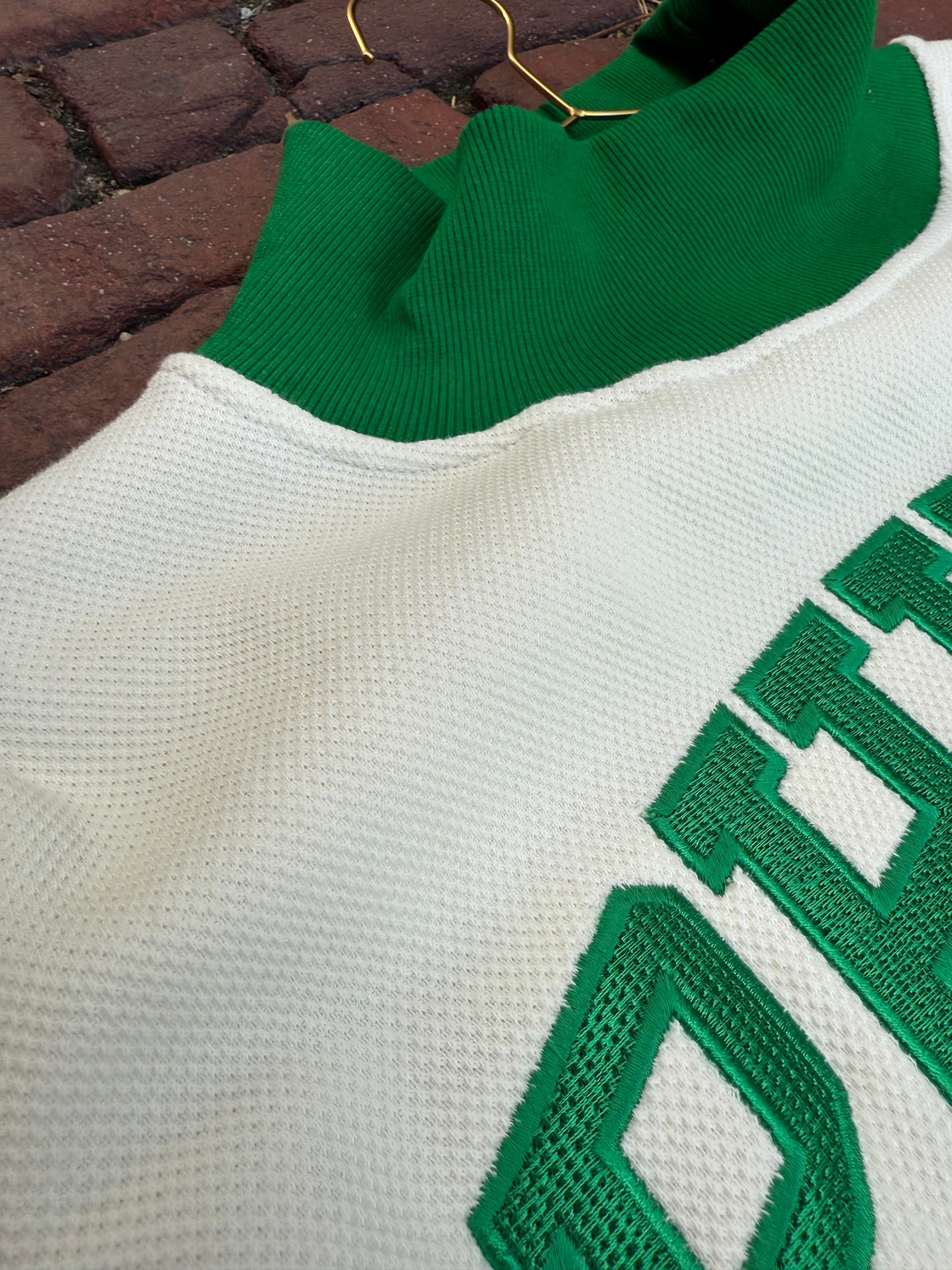 Philly Football Mock Neck Waffle Crop