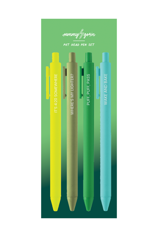 Pot Head Pen Set