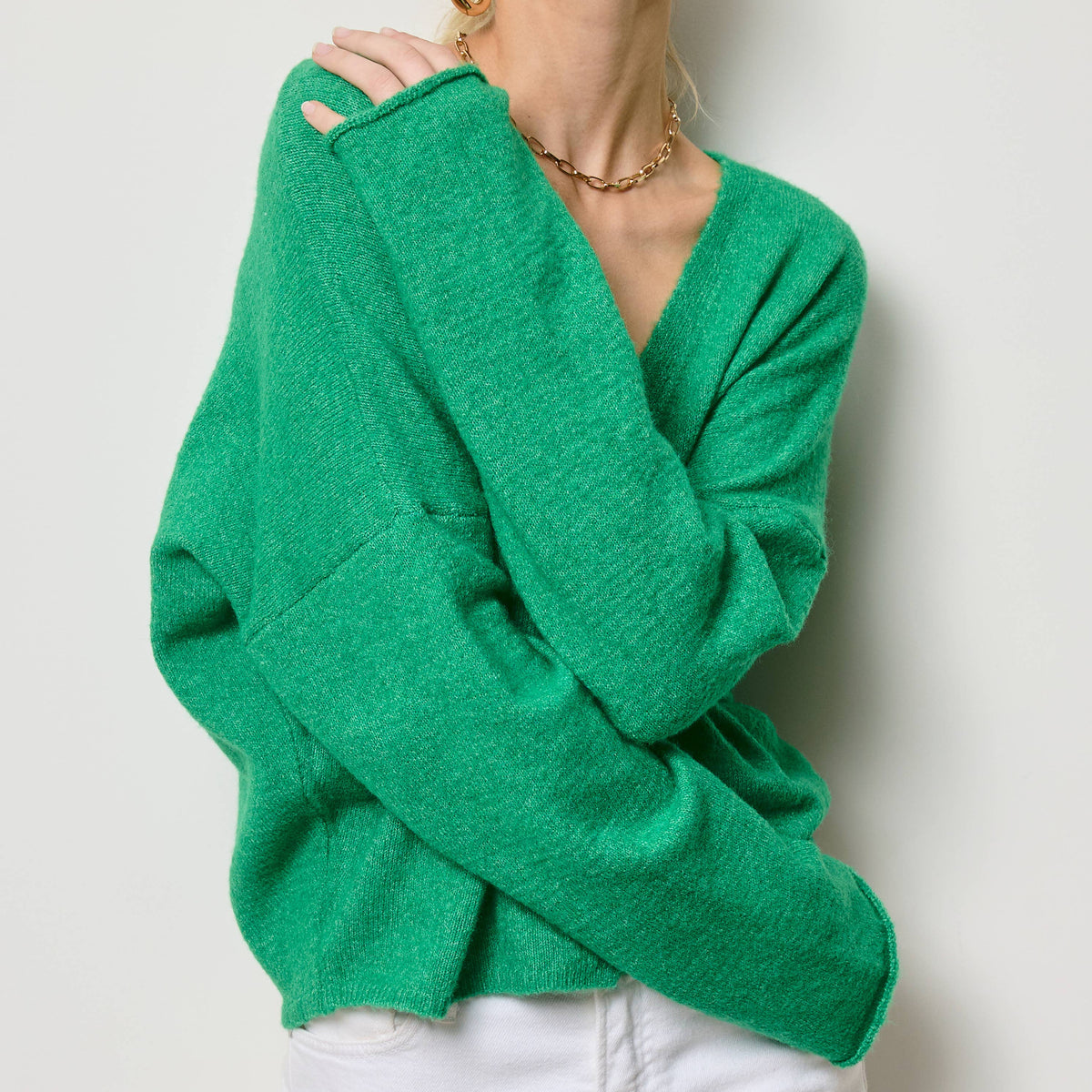 Batwing Sleeve Button Up Cardigan