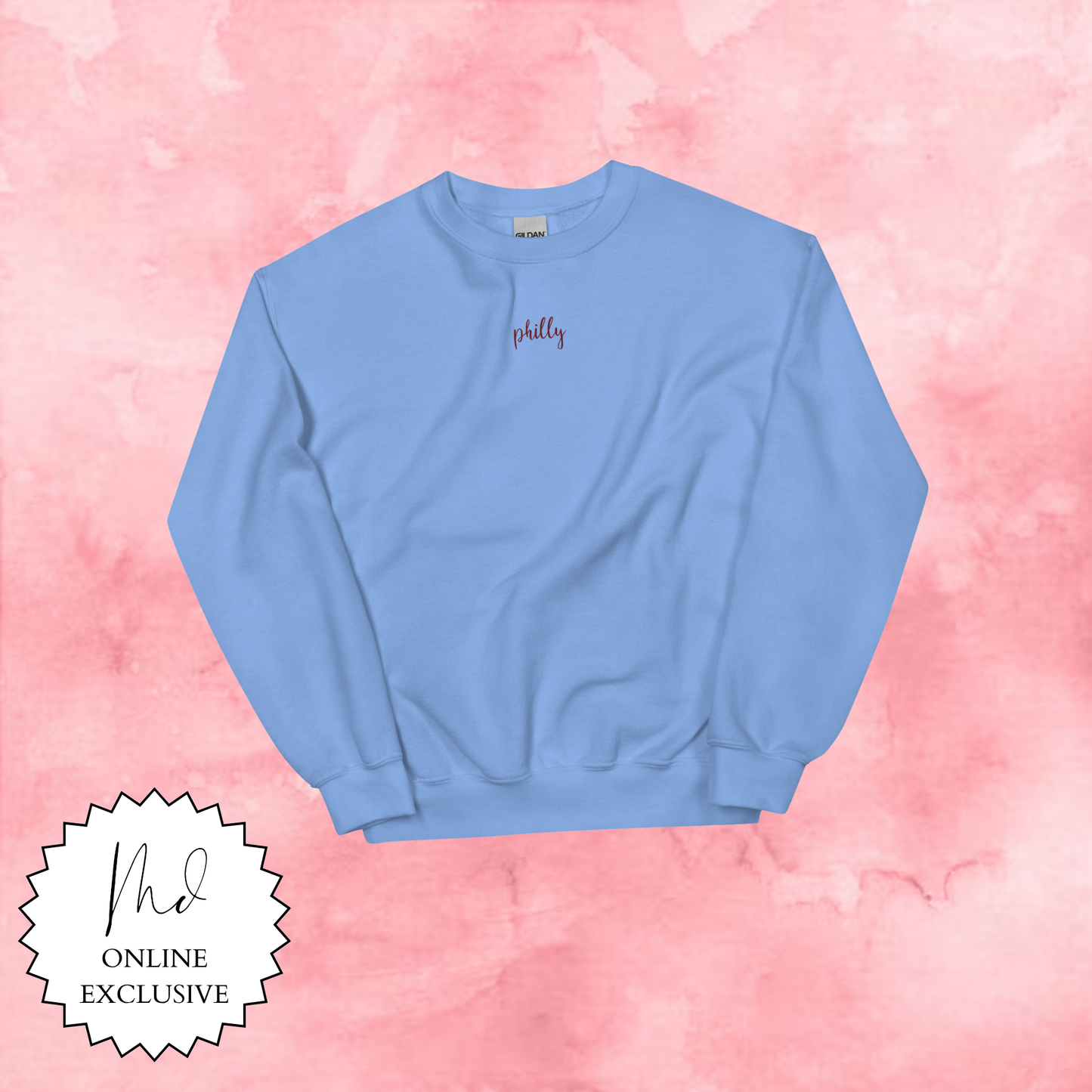 Philly Embroidered Crewneck