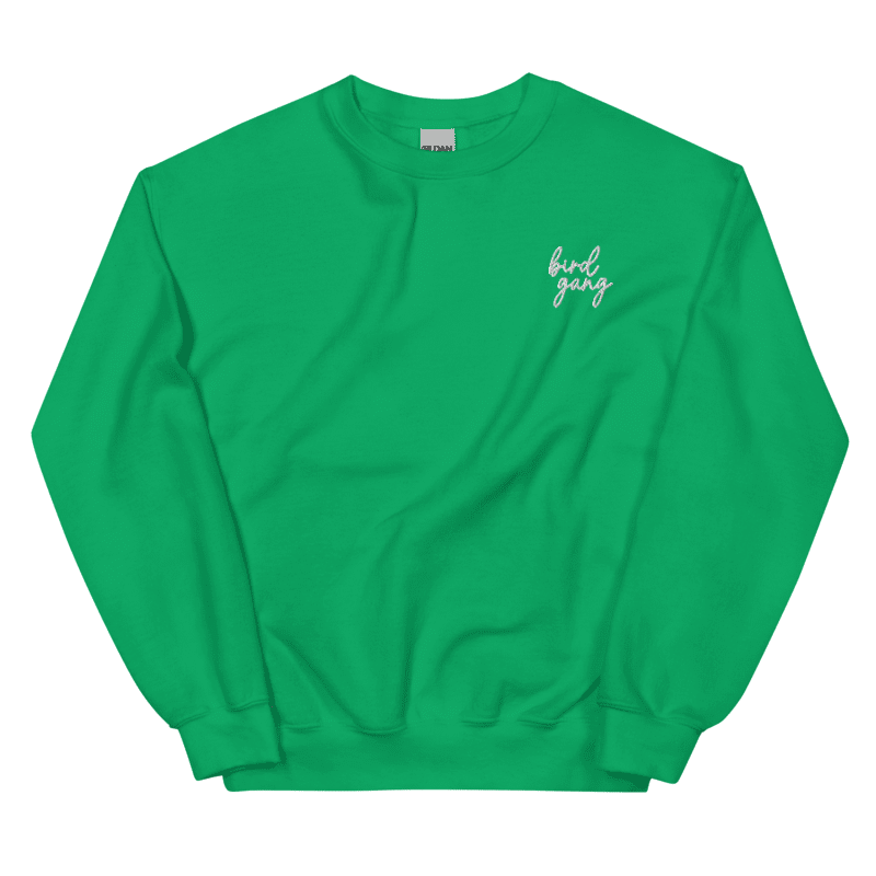Bird Gang Embroidered Crewneck