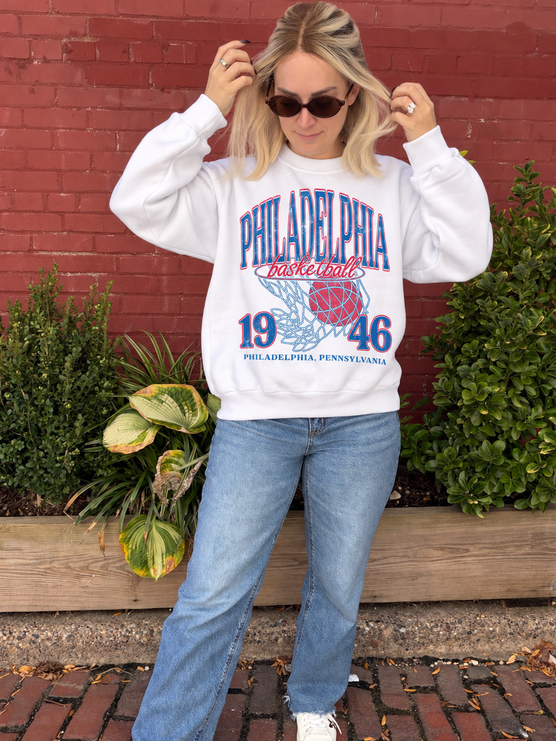 Phila. Basketball Crewneck - Multiple Colors