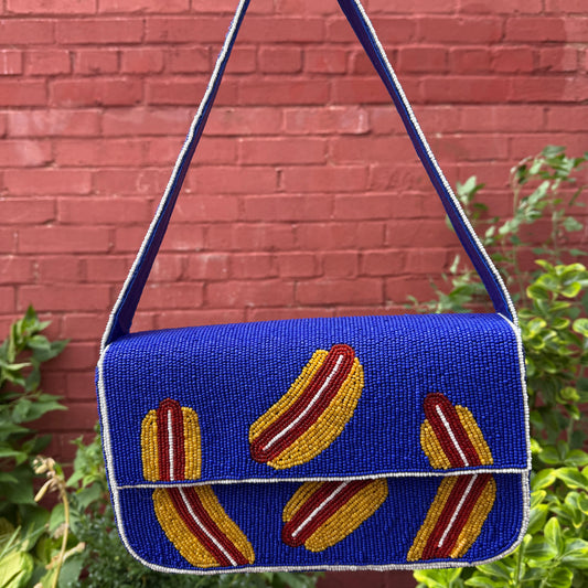 Beaded Hot Dog Purse