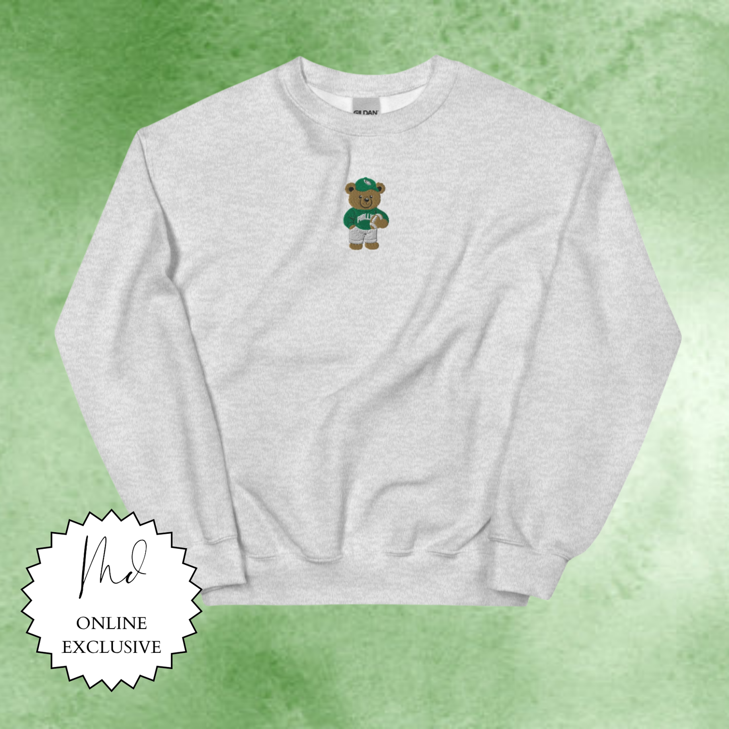 Philly Football Teddy Bear Crewneck