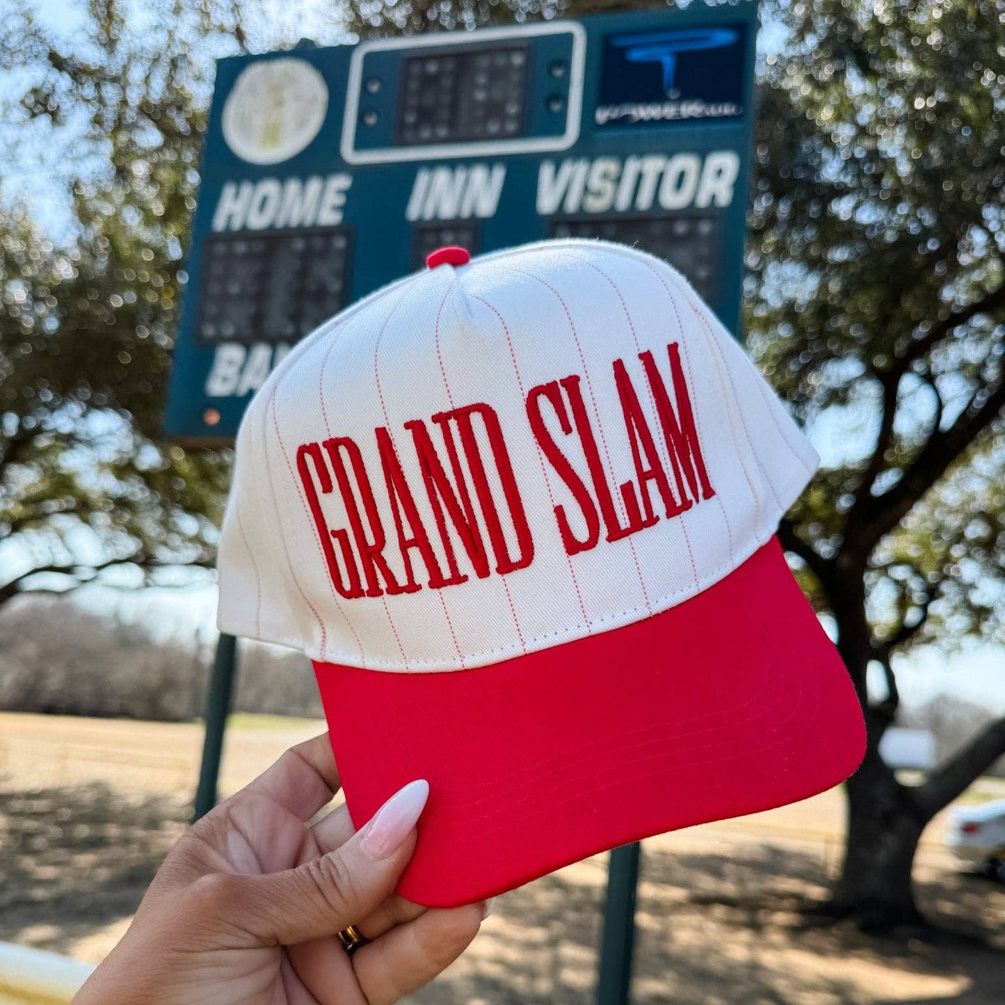 Grand Slam Pinstripe Cap