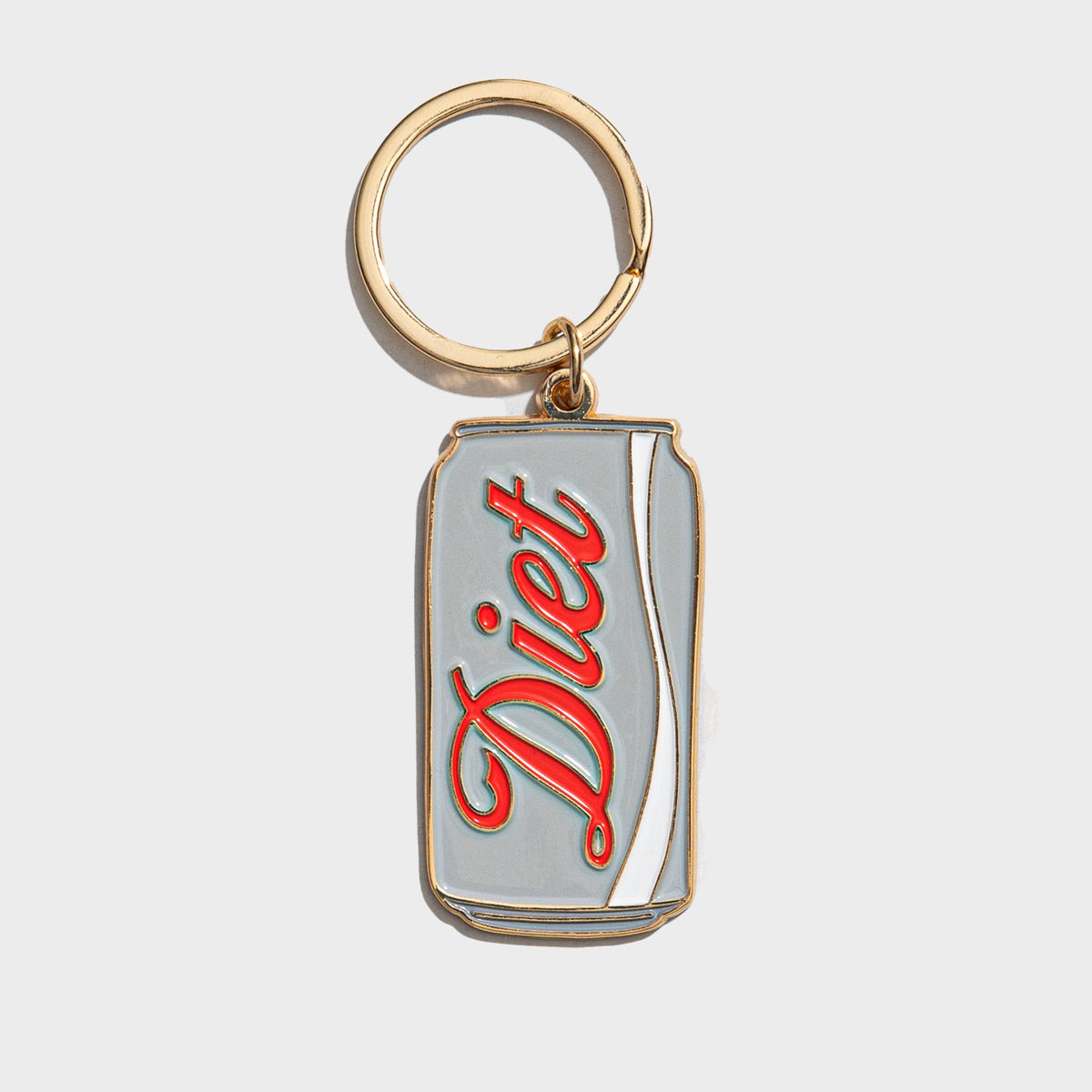 Diet Coke Can Enamel Keychain/Bag Charm
