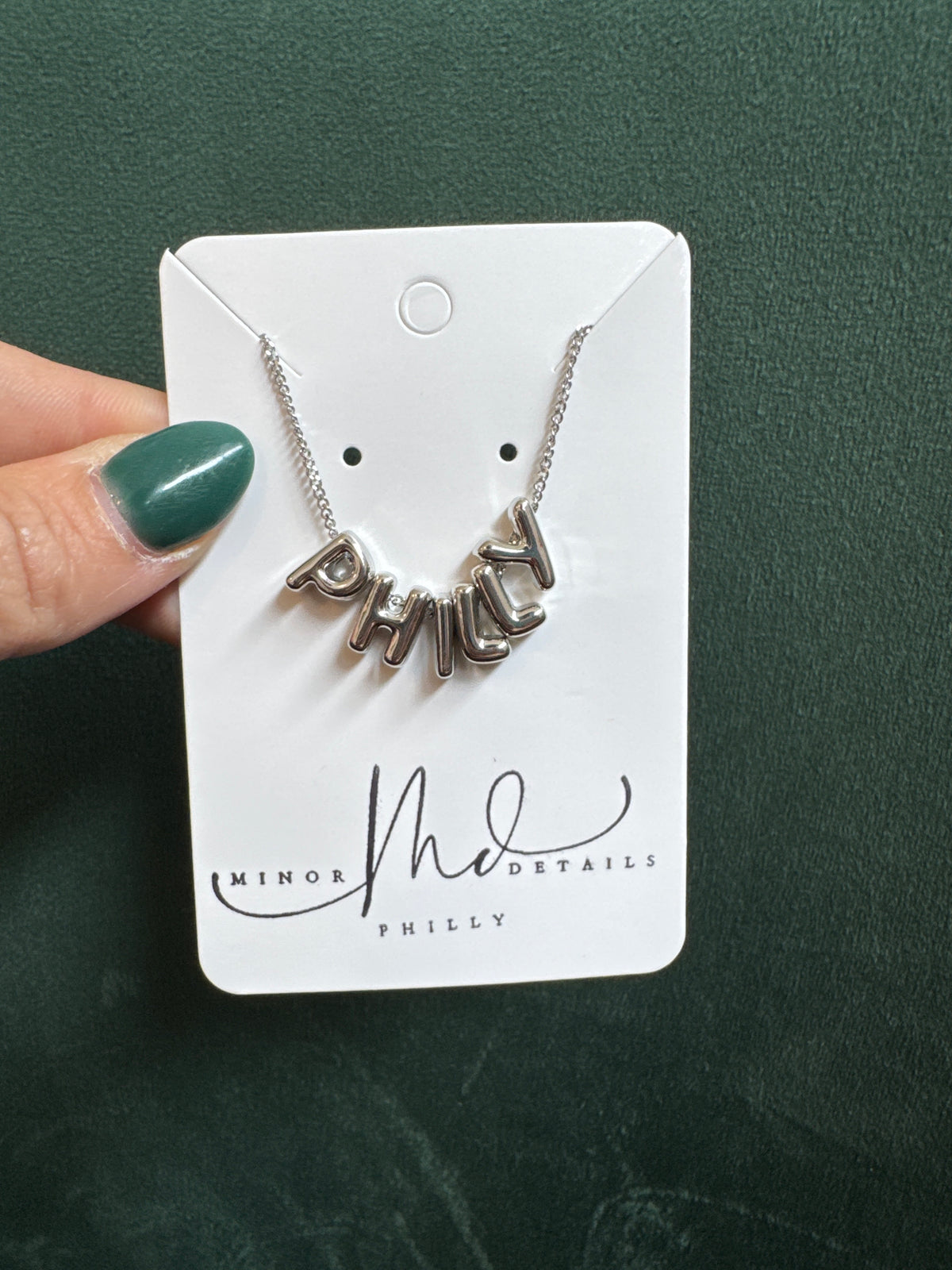 Philly/PHL Bubble Necklace