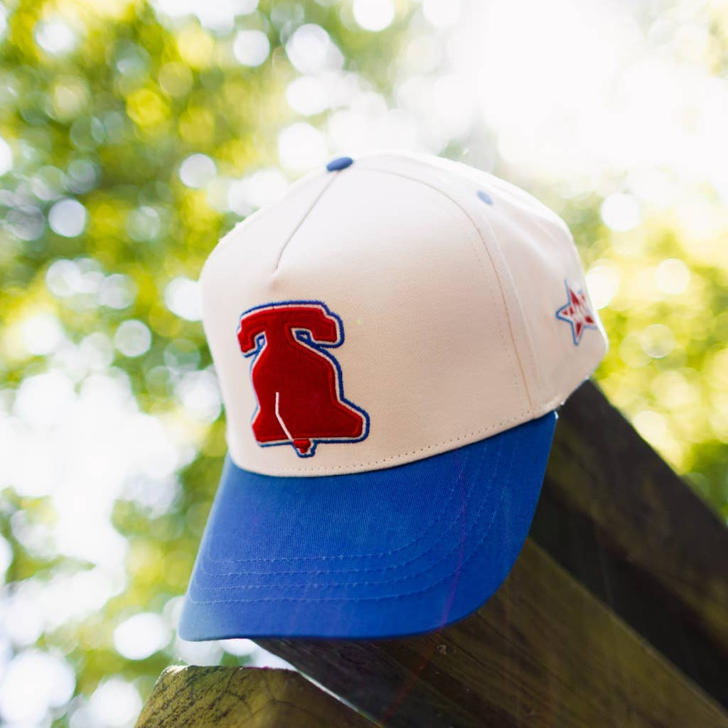 Curved Philly Modern Blue Snapback Hat