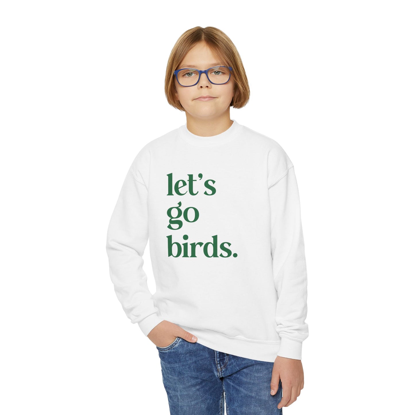 Youth Let's Go Birds Crewneck - Multiple Colors!