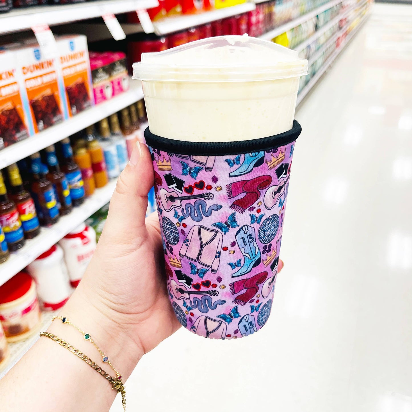 Taylor Swift Iced Coffee Sleeve