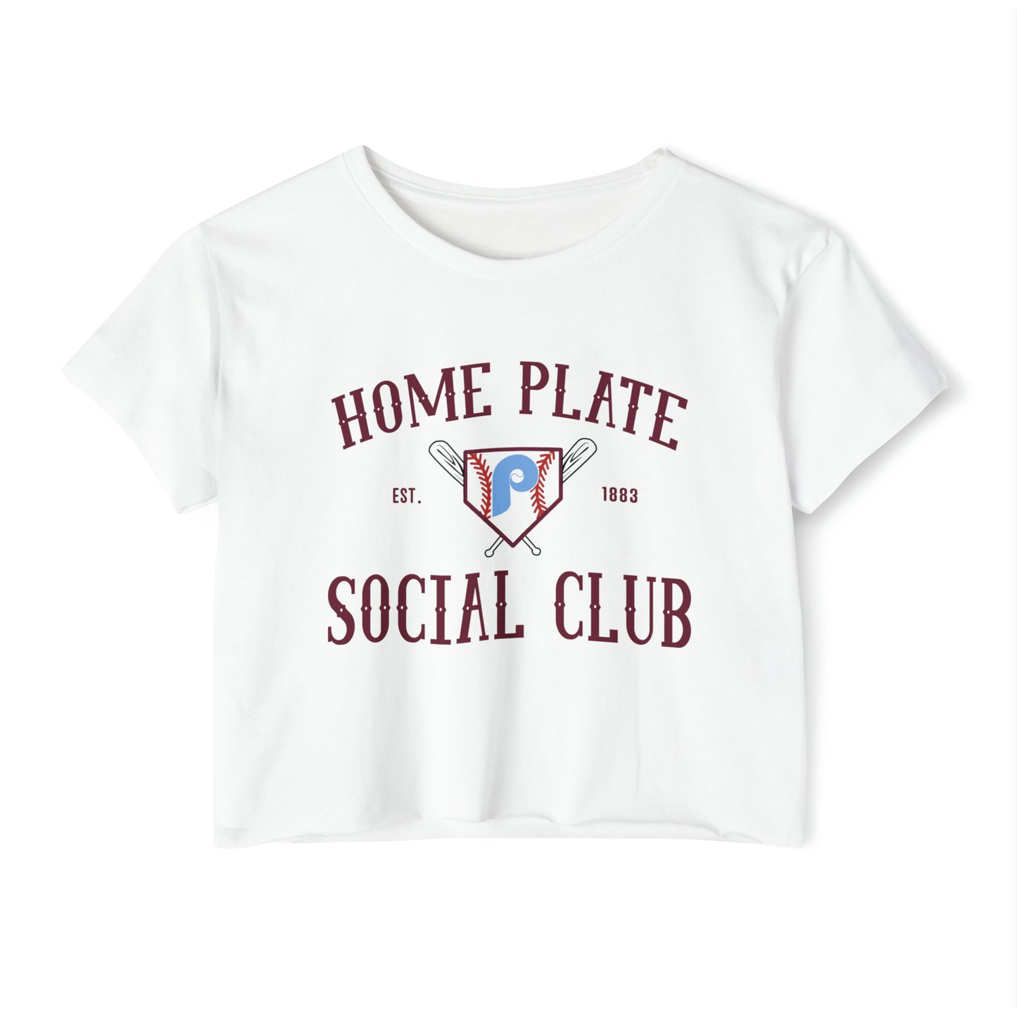 Home Plate Social Club Crop Top