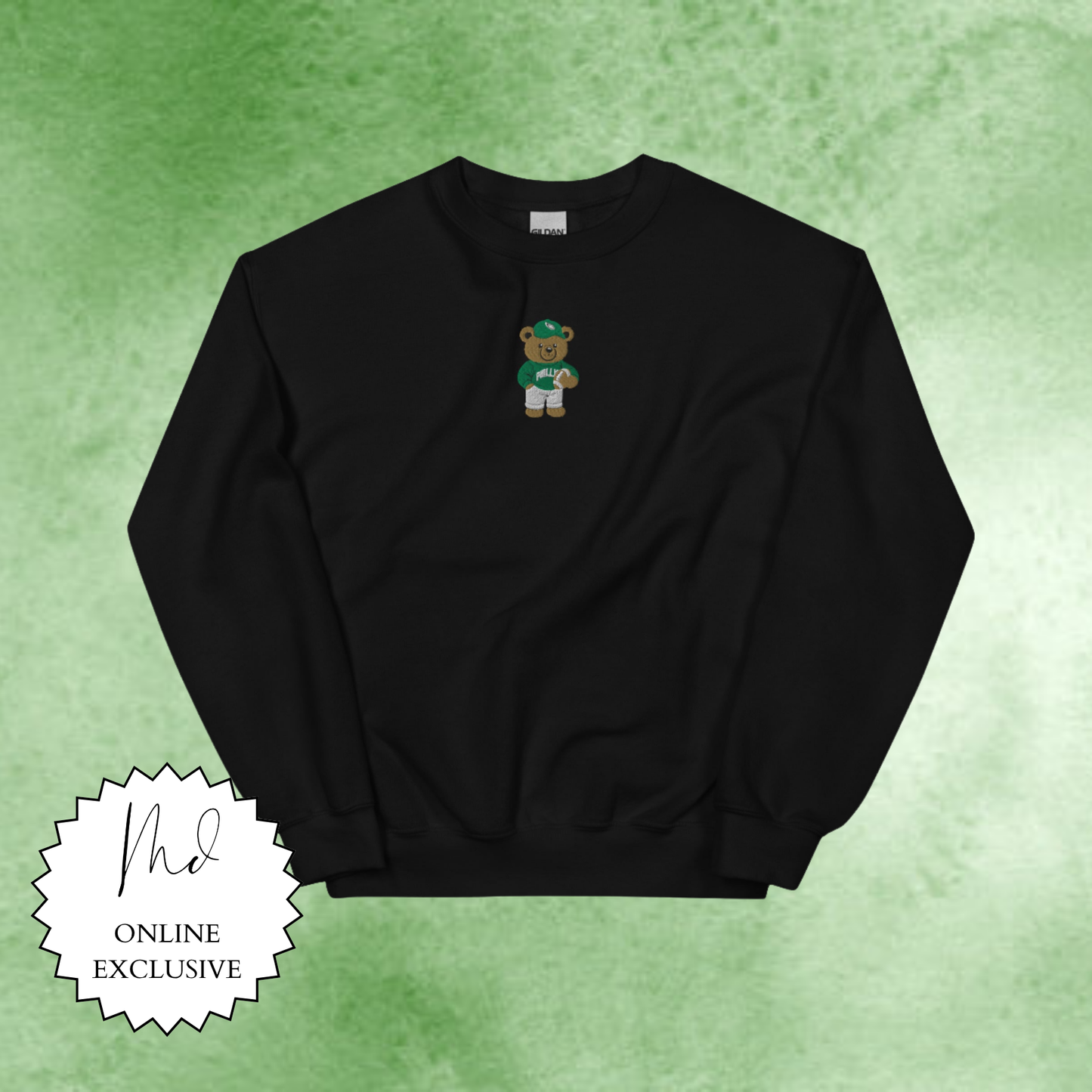 Philly Football Teddy Bear Crewneck
