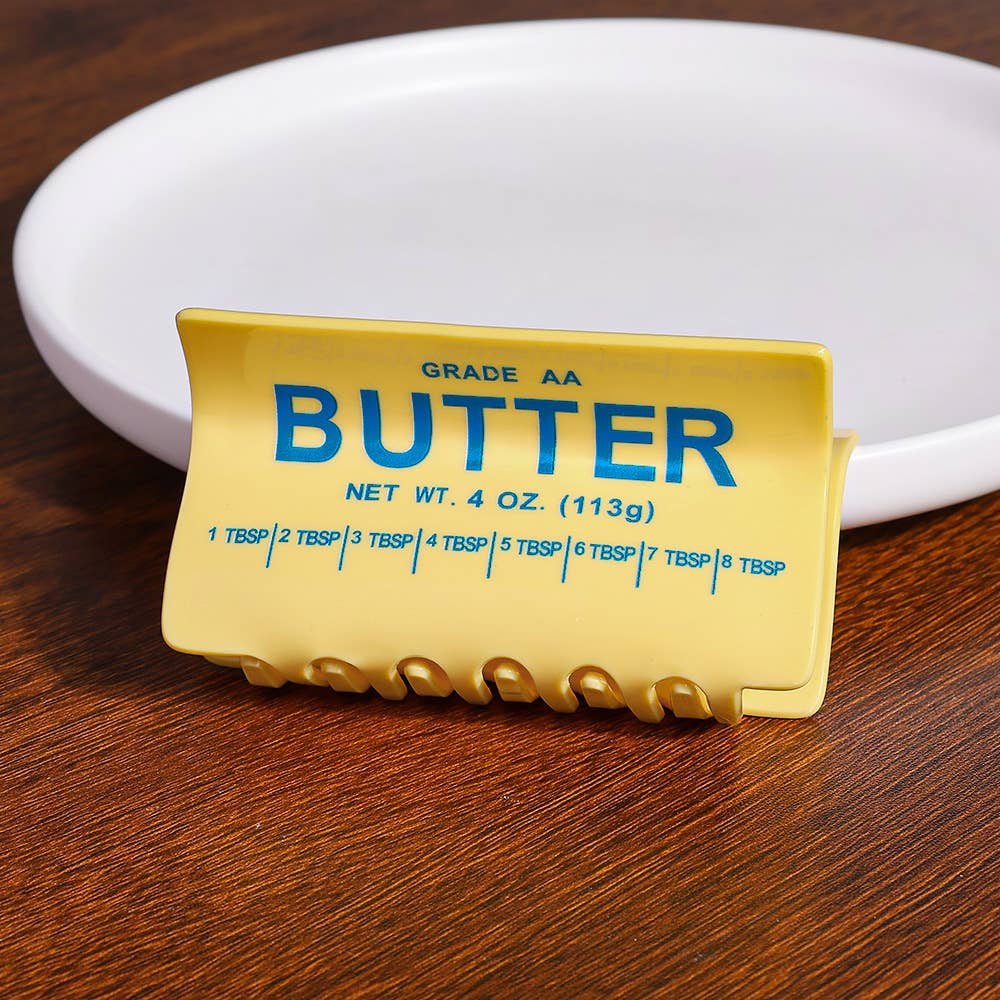 Butter Block Shaped Hair Claw Clip