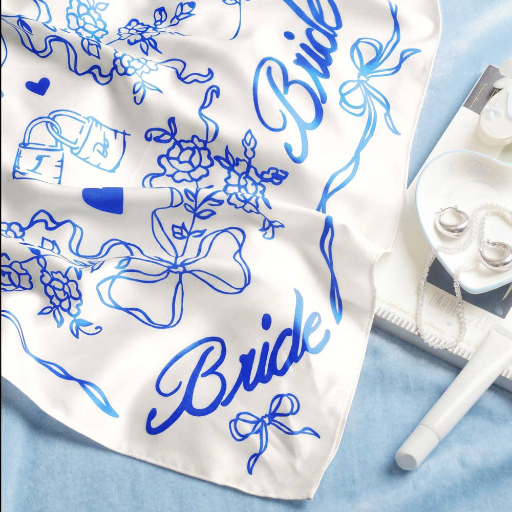 Bride Silk Scarf