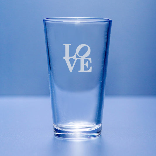 Philly Love Pint Glass